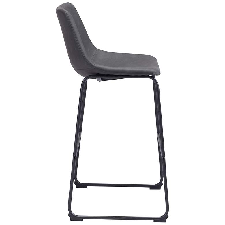 Image 4 S/2 Smart Bar Chair Charcoal more views