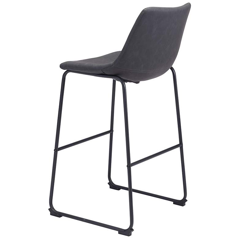 Image 6 S/2 Smart Bar Chair Charcoal more views
