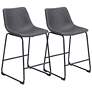 2_S/2 Smart Counter Chair Charcoal