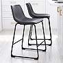 1_S/2 Smart Counter Chair Charcoal