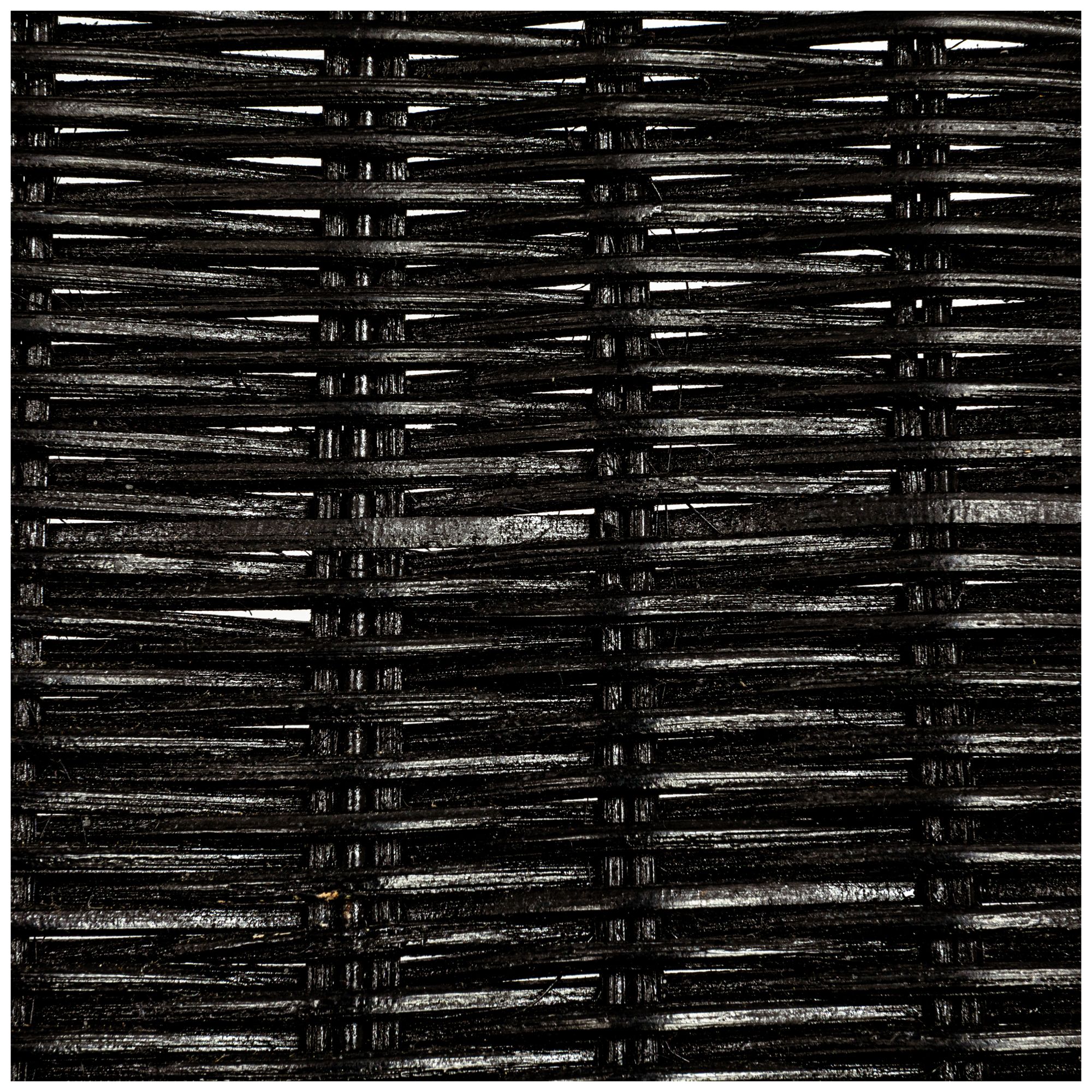 Image 7 S-Frame Woven Bench, Black more views