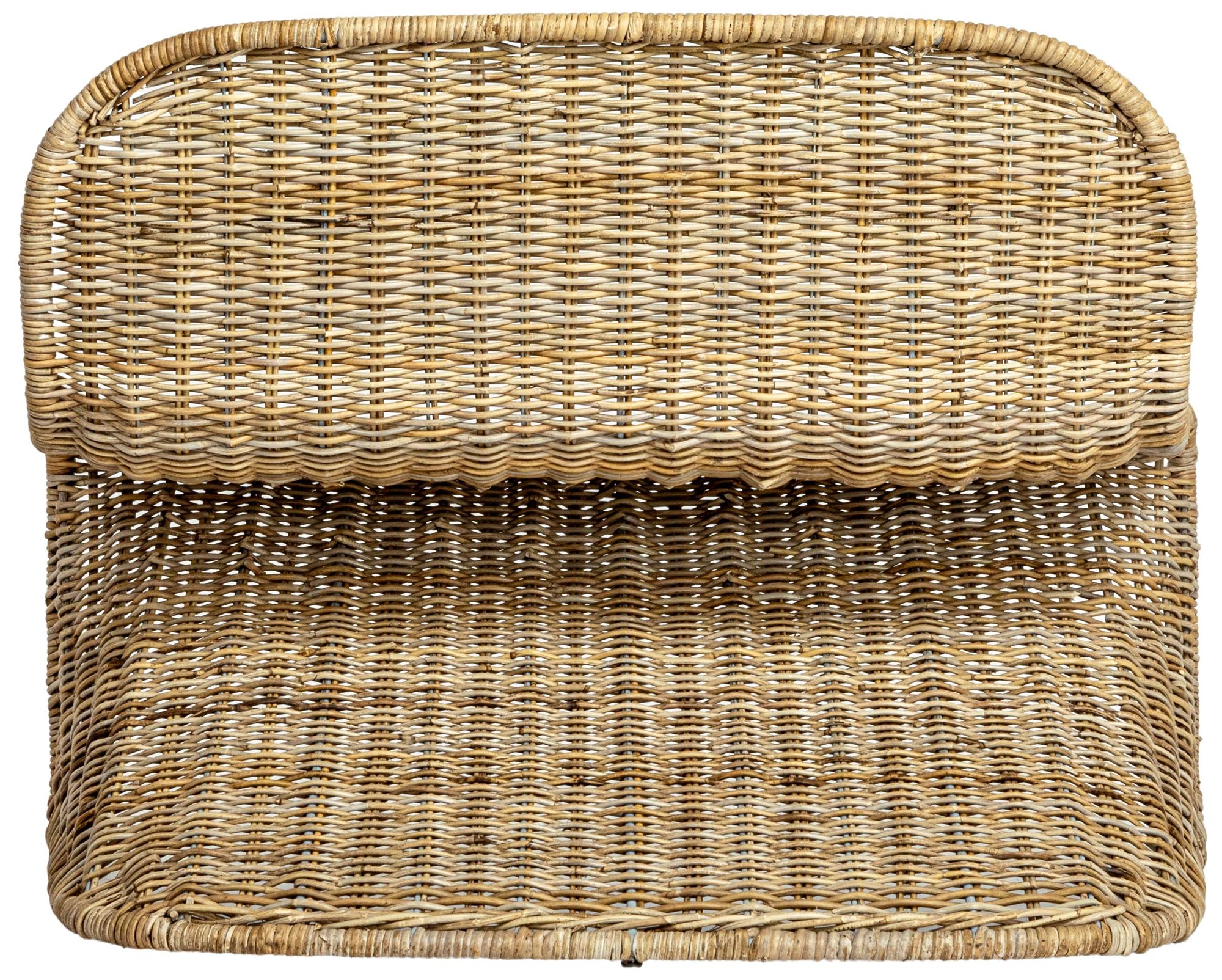 Image 4 S-Frame Woven Bench, Natural more views