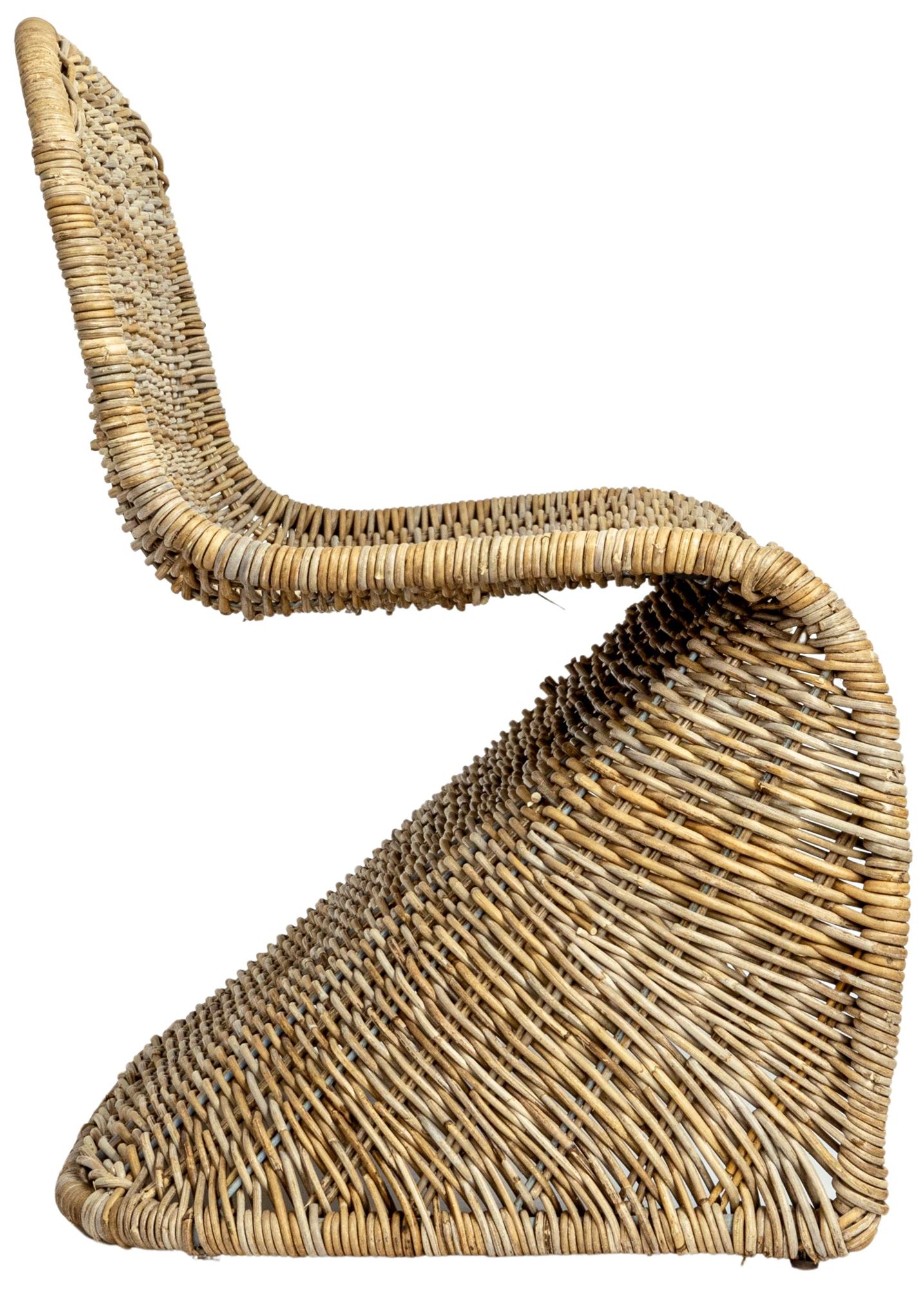 Image 5 S-Frame Woven Bench, Natural more views