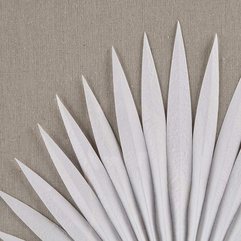 Image 3 Sabal Palm 30 1/4" High Off-White 3-Piece Frame Wall Art Set more views