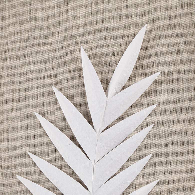 Image 4 Sabal Palm 30 1/4" High Off-White 3-Piece Frame Wall Art Set more views
