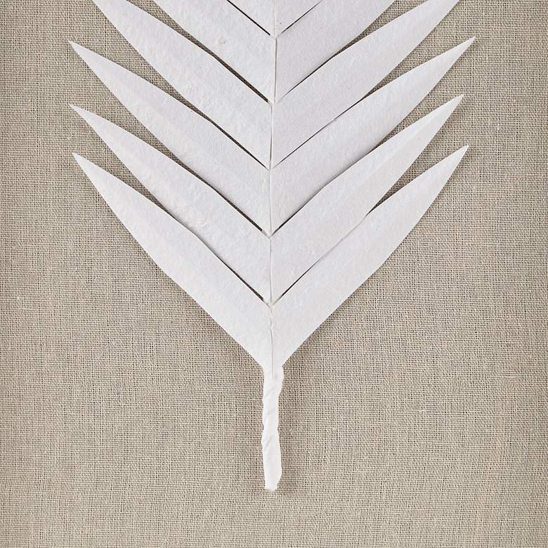 Image 5 Sabal Palm 30 1/4" High Off-White 3-Piece Frame Wall Art Set more views