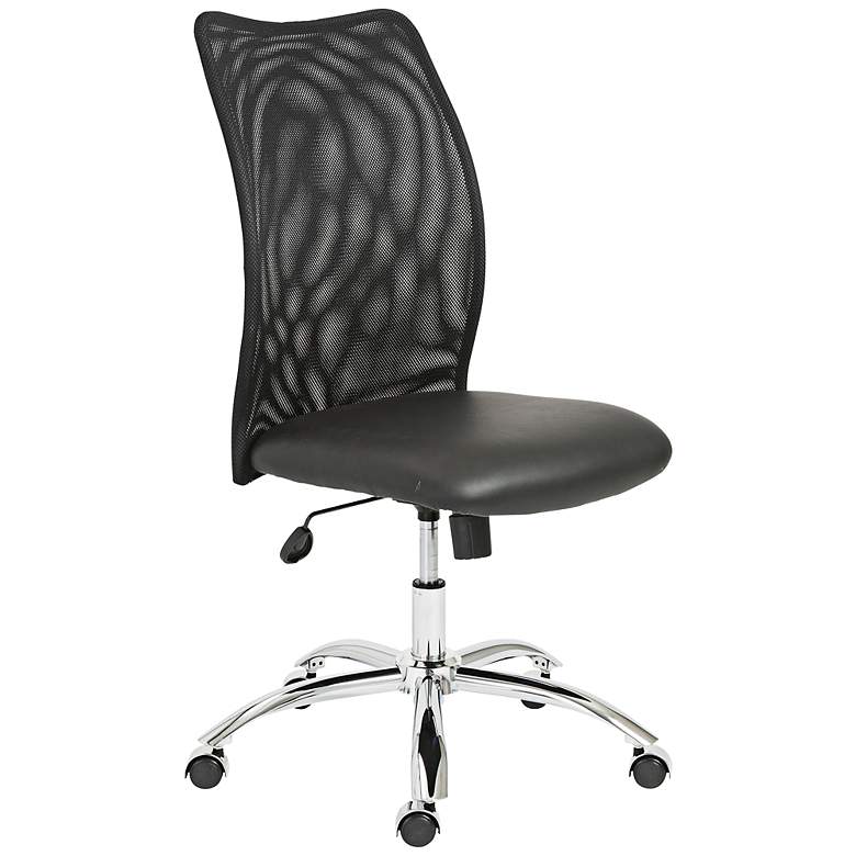 Image 1 Sabati Armless Black Mesh Office Chair