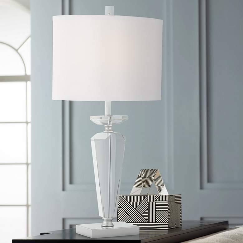 Image 1 Sabbrina Luxe Style Crystal Table Lamp