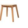 3_Sabelle Natural Brown Wood Rattan Dining Chairs Set of 2 more views