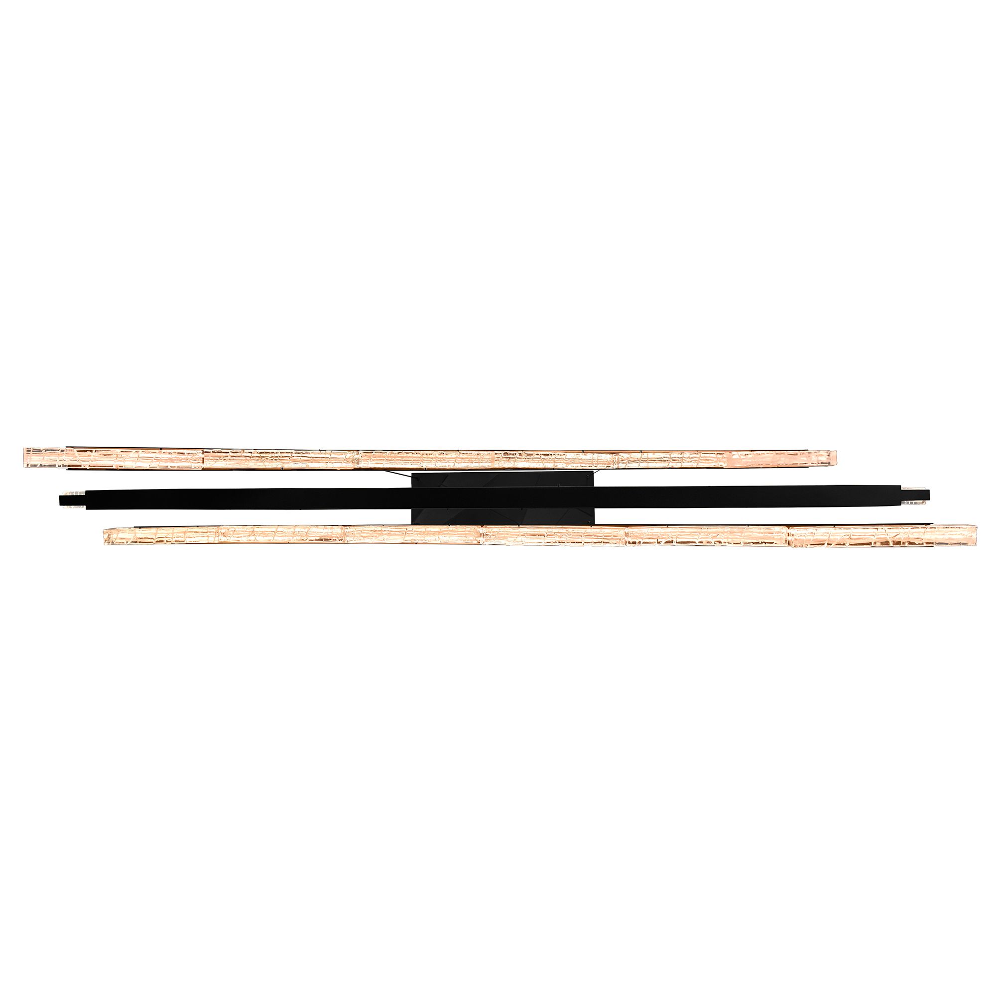 Image 5 Saber Integrated LED 70in Black Chandelier with Handcrafted Glass more views