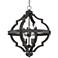 Sabine 25 1/4" Wide Bronze Metal 8-Light Pendant Chandelier