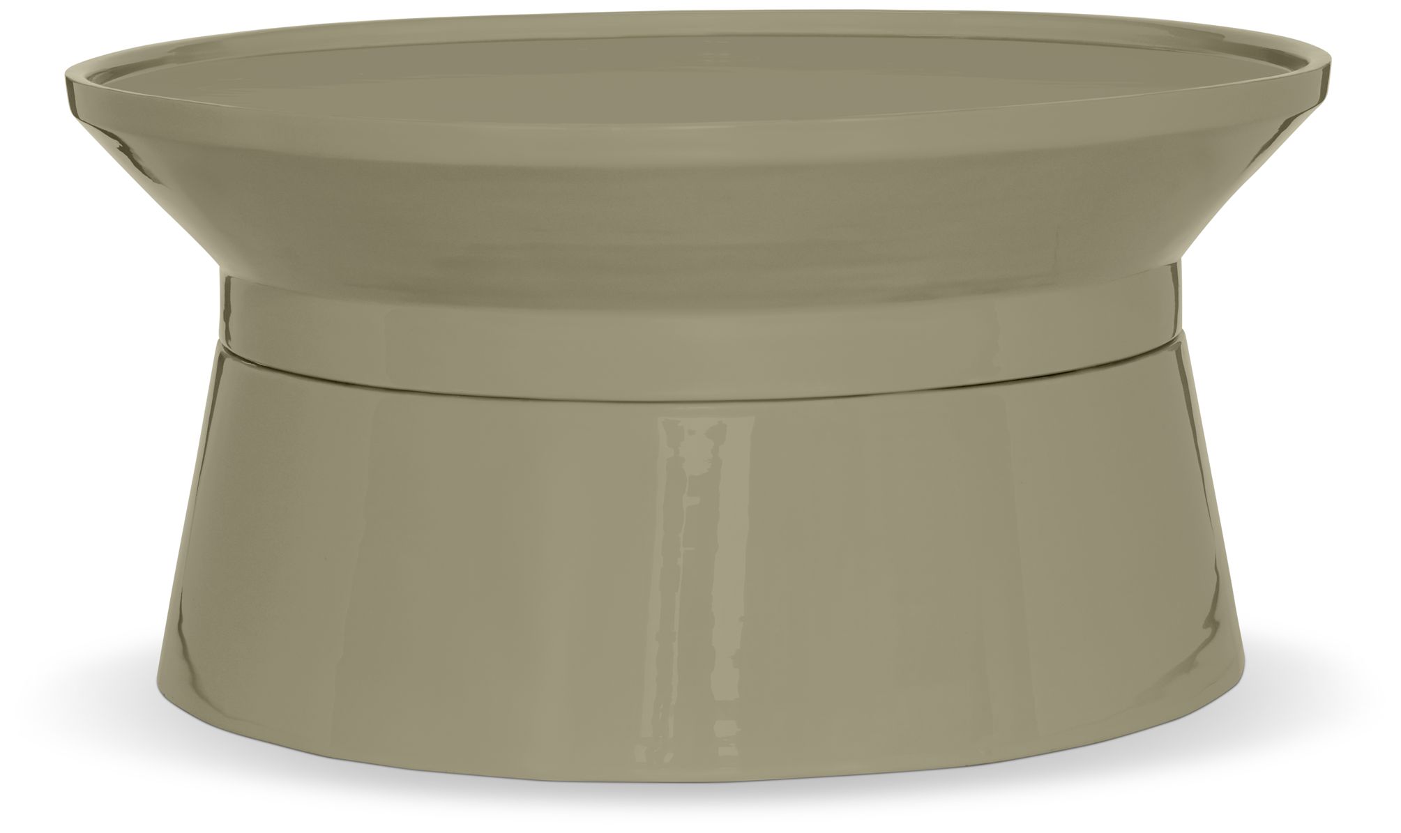 Image 2 Sabine Enamel Coffee Table Sage Green more views