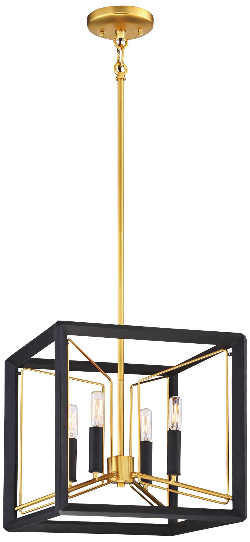 black and gold foyer light