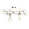 Sabon 32.25" Wide Satin Nickel LED Surface Mount