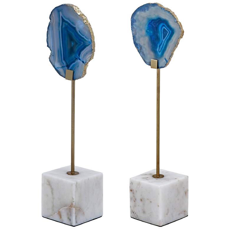 Image 2 Sabriel Blue & Gold & White Statuary more views