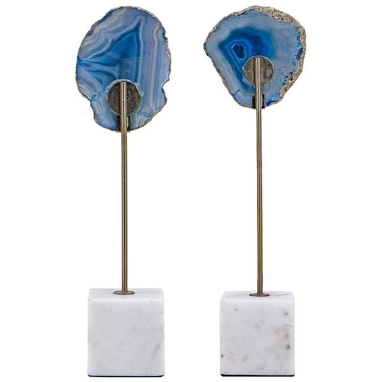 Image 4 Sabriel Blue & Gold & White Statuary more views