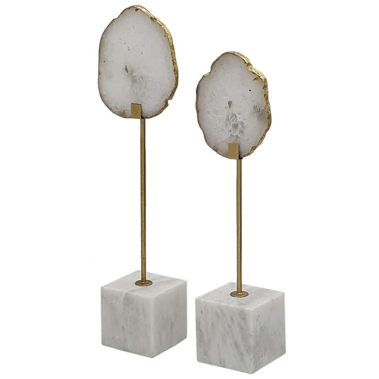 Image 1 Sabriel White & Gold Statuary