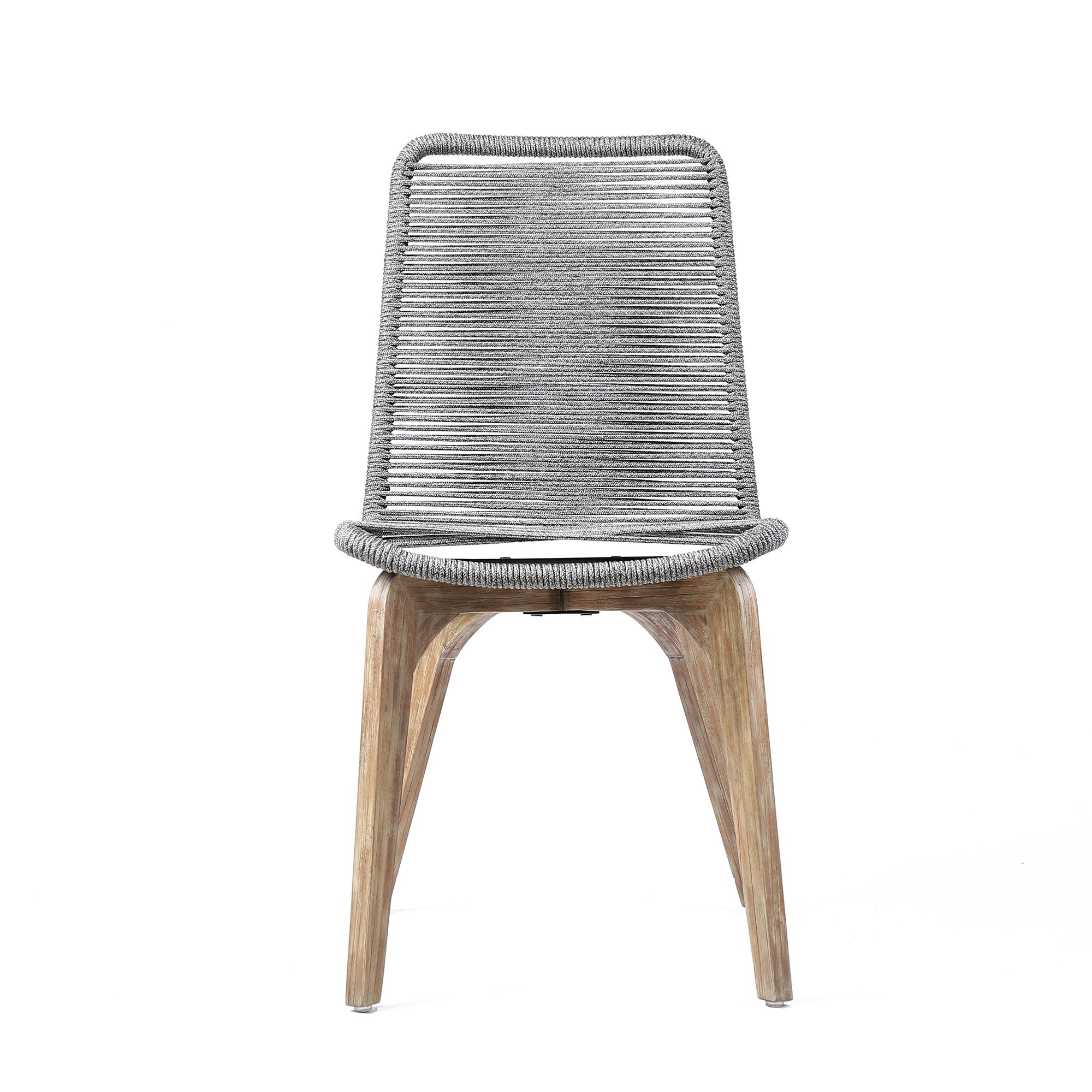 Image 4 Sachi and Island 5 Piece Outdoor Dining Set in Light Eucalyptus, Concrete more views