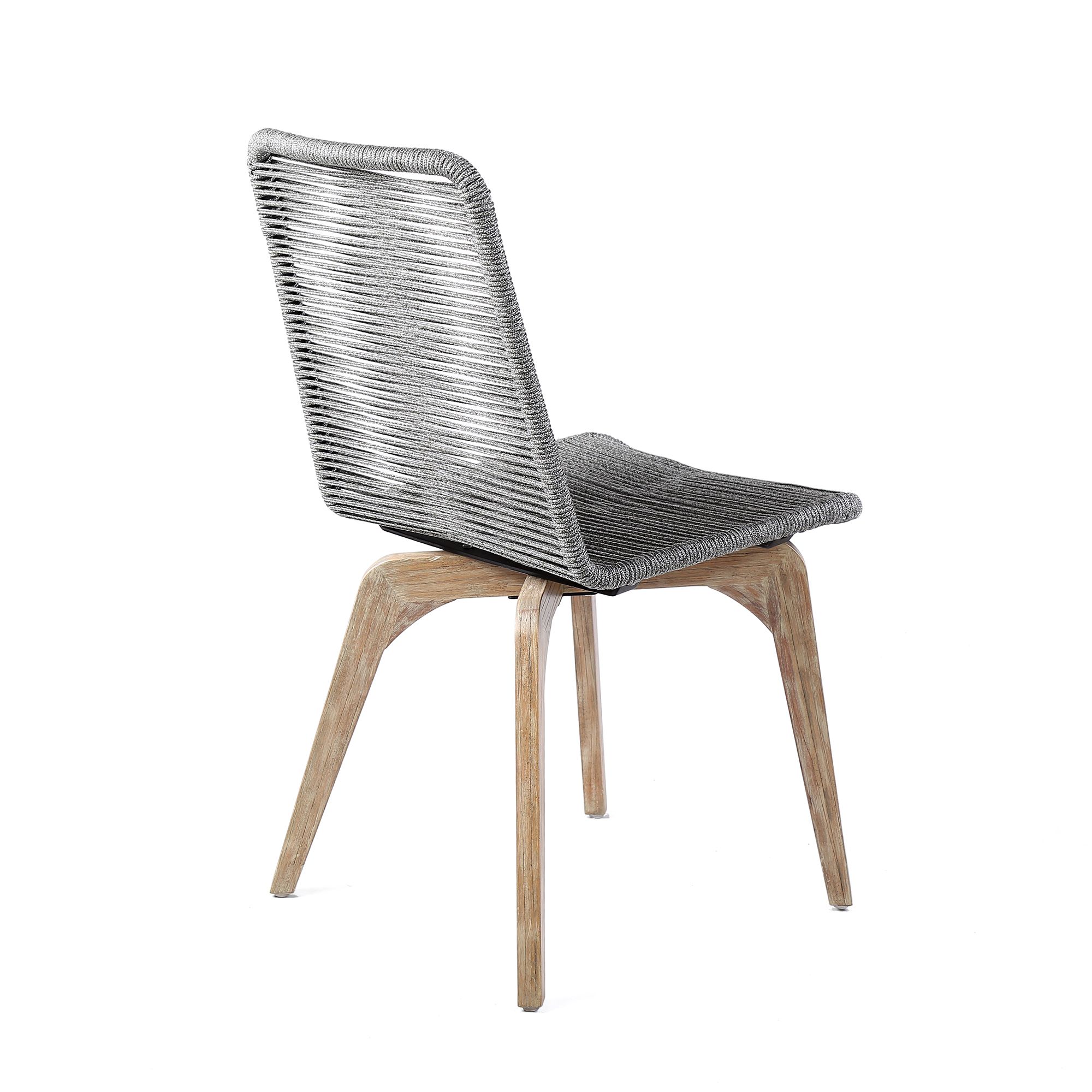 Image 5 Sachi and Island 5 Piece Outdoor Dining Set in Light Eucalyptus, Concrete more views