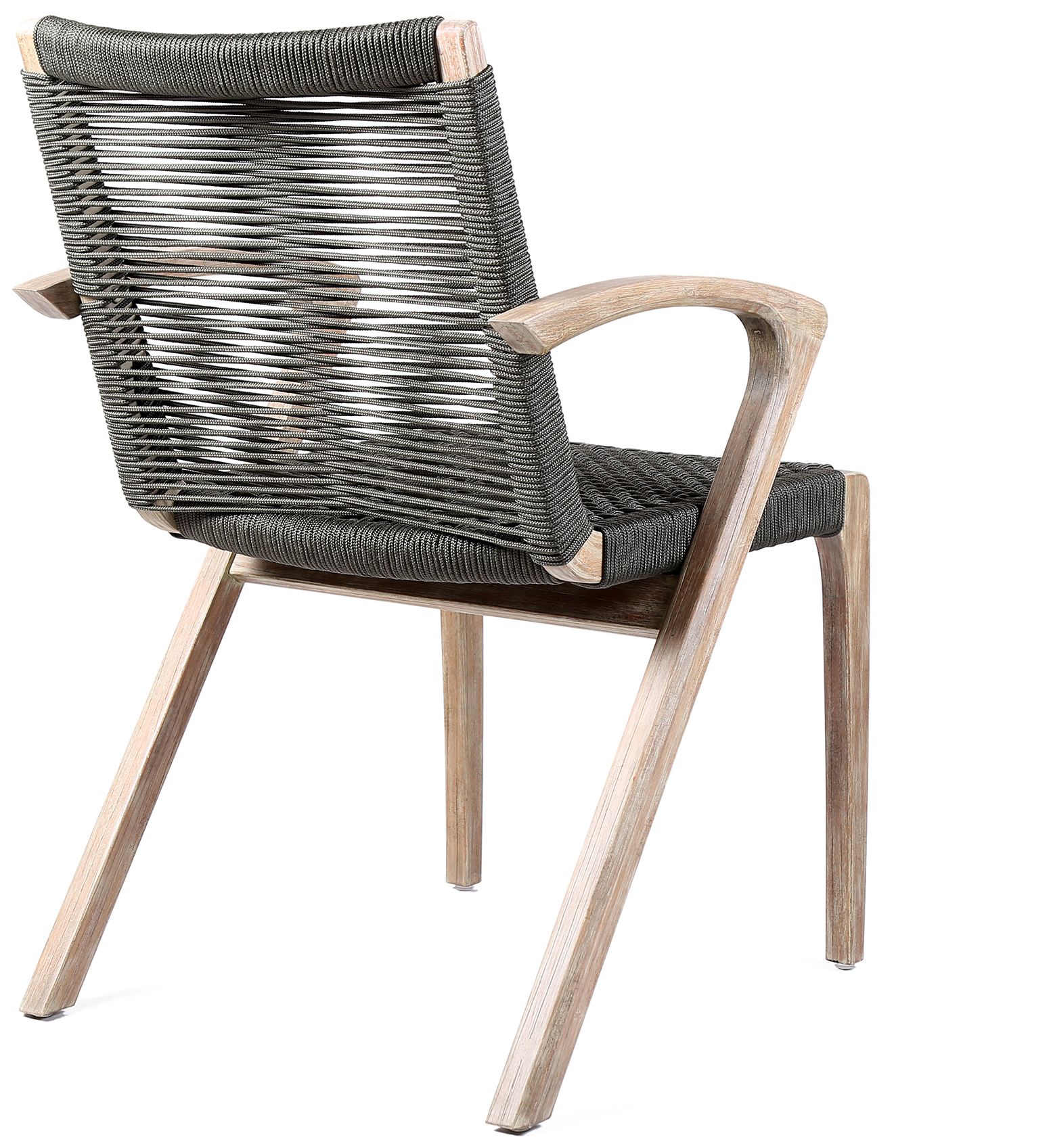 Image 5 Sachi and Nabila Outdoor 5 Piece Eucalyptus and Concrete Dining Set more views