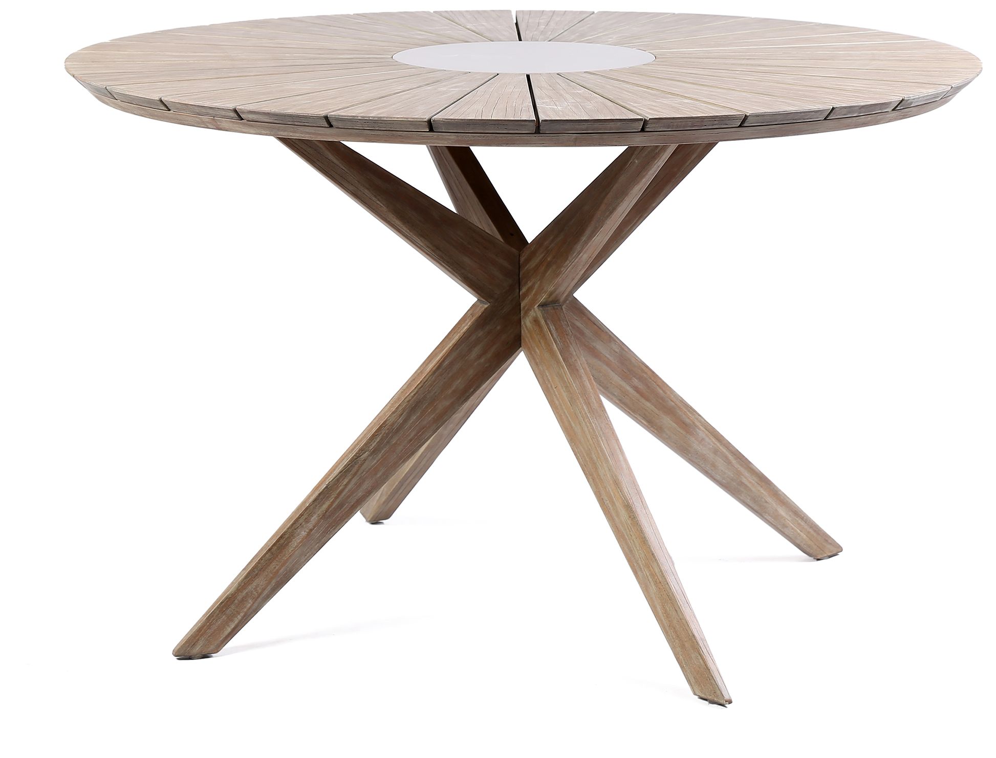 Image 6 Sachi and Nabila Outdoor 5 Piece Eucalyptus and Concrete Dining Set more views