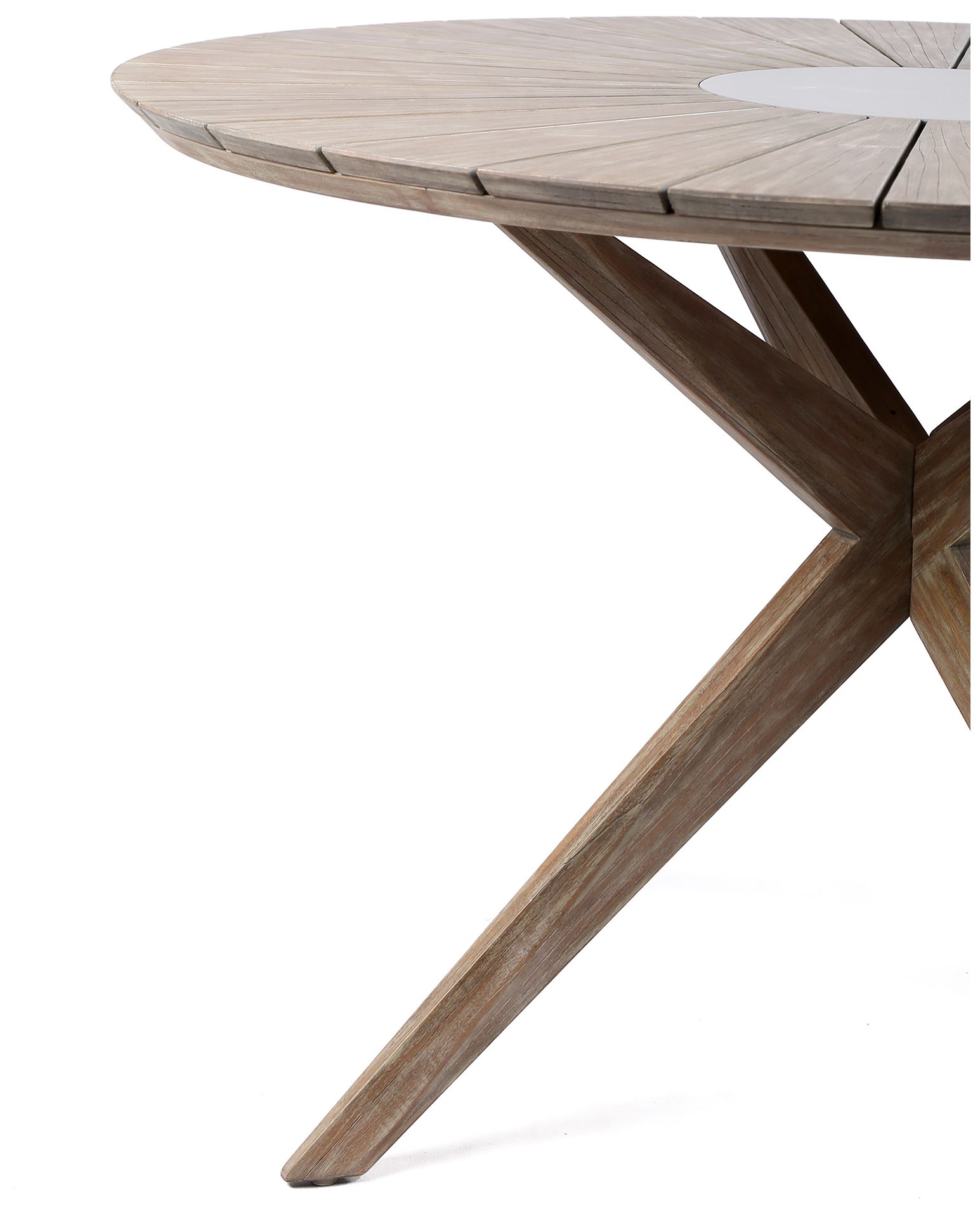 Image 7 Sachi and Nabila Outdoor 5 Piece Eucalyptus and Concrete Dining Set more views