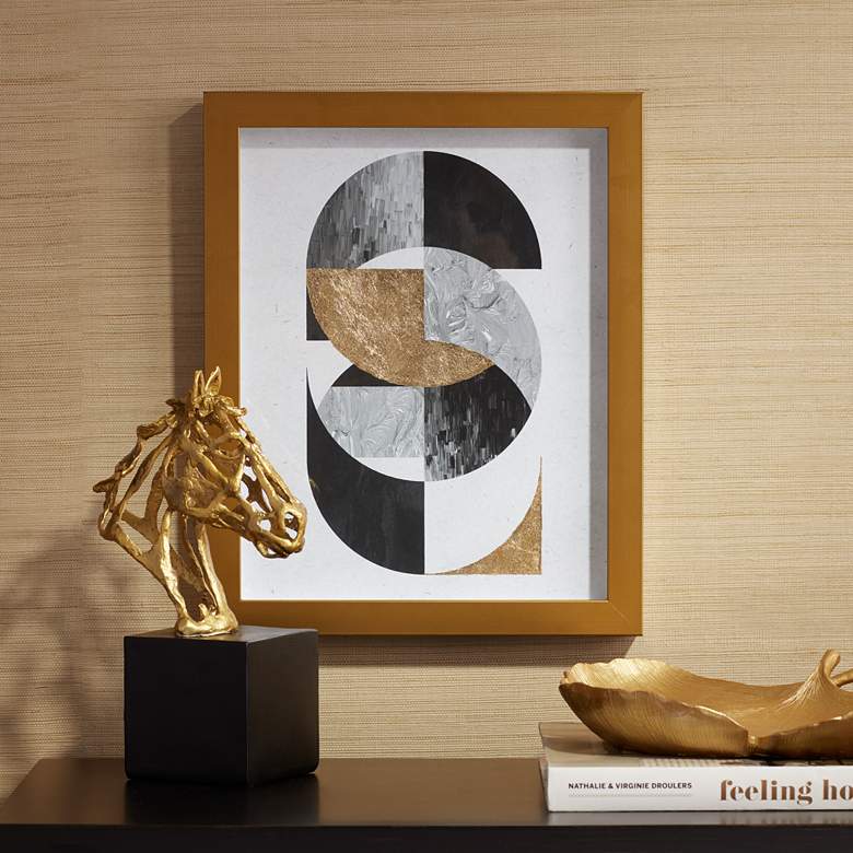 Image 1 Sacred Geometry II 15 1/2" High Framed Giclee Wall Art