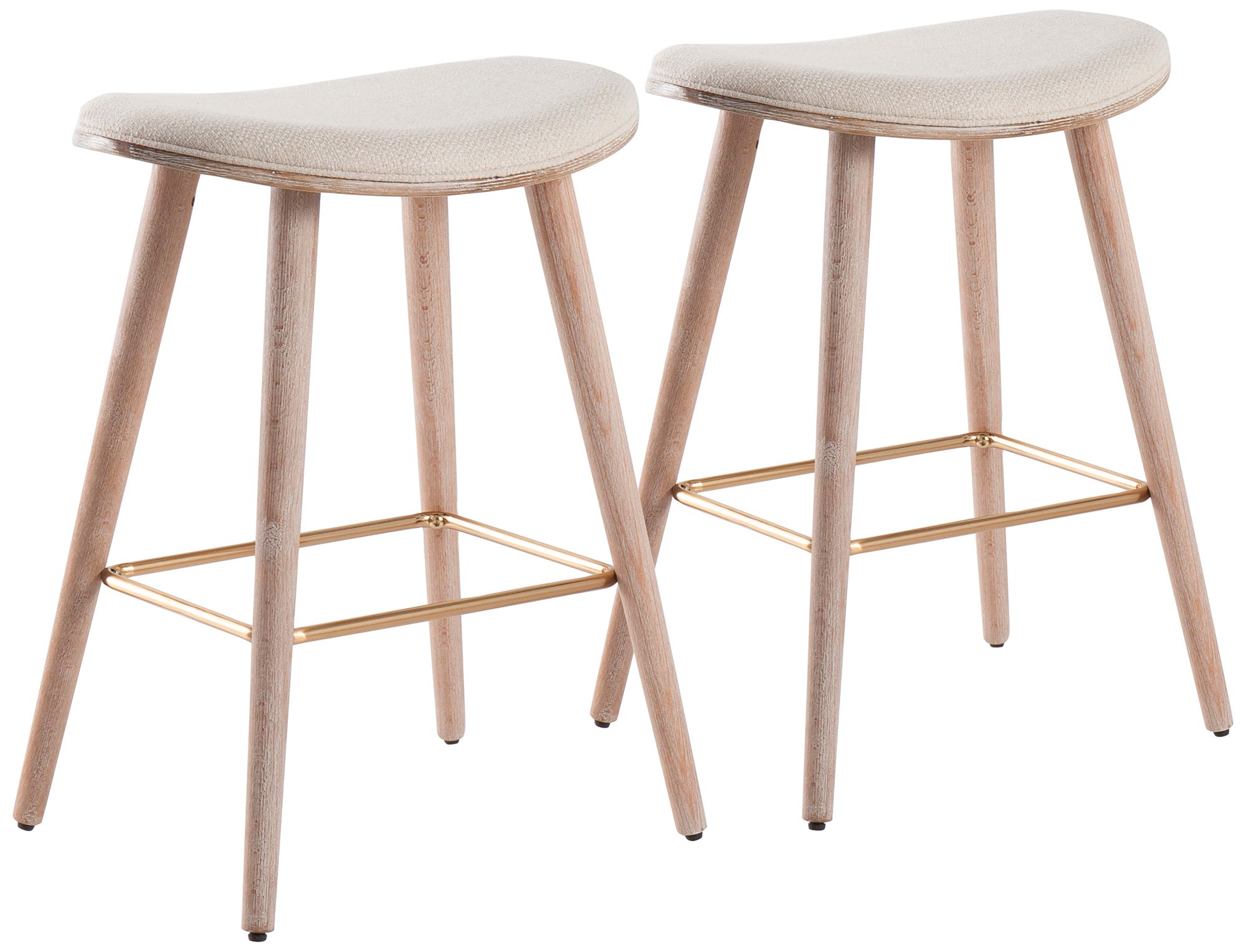 fabric saddle bar stools