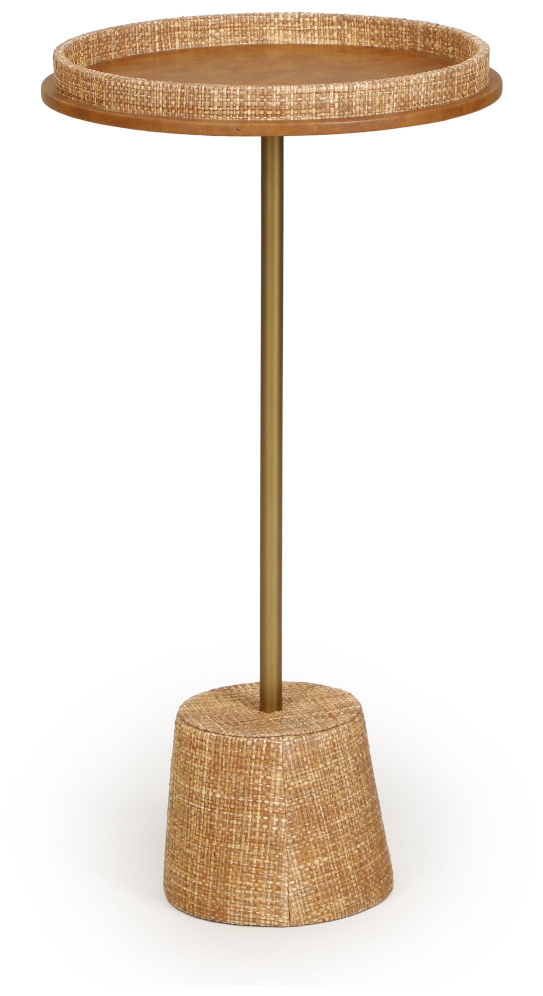 Image 5 Saddle Natural Raffia Designer Side Table more views