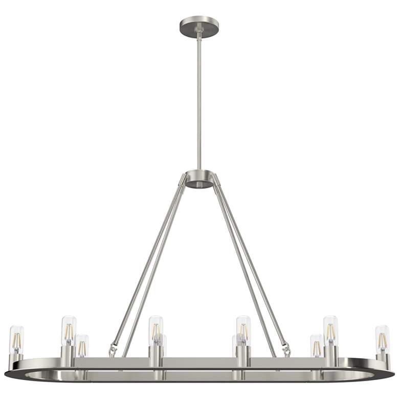 Image 2 Saddlewood 10 Light Linear Chandelier