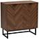 Sadia 31 1/2" Wide Walnut Brown Wood 2-Door Storage Cabinet