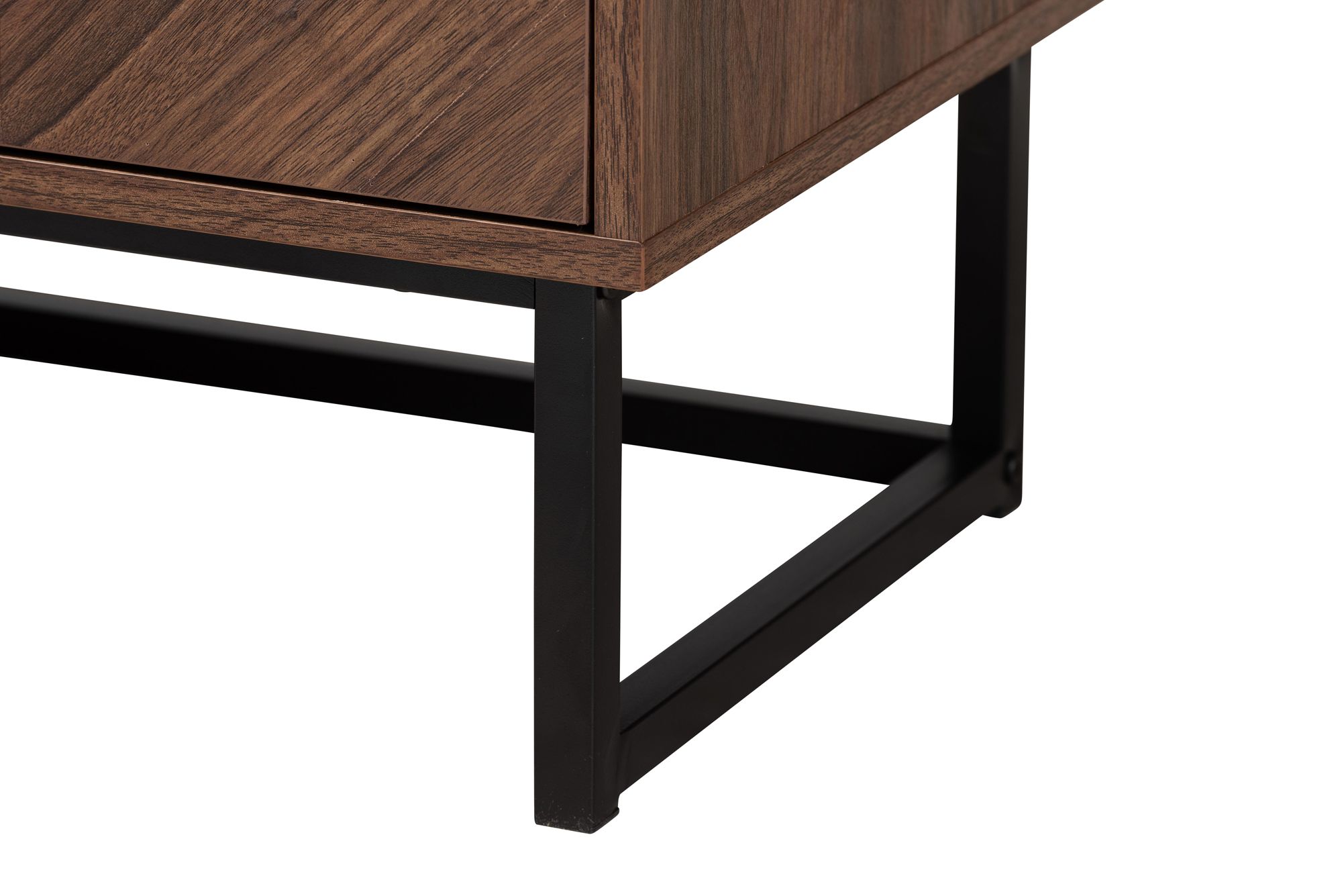 Image 4 Sadia 31 1/2" Wide Walnut Brown Wood 2-Door Storage Cabinet more views