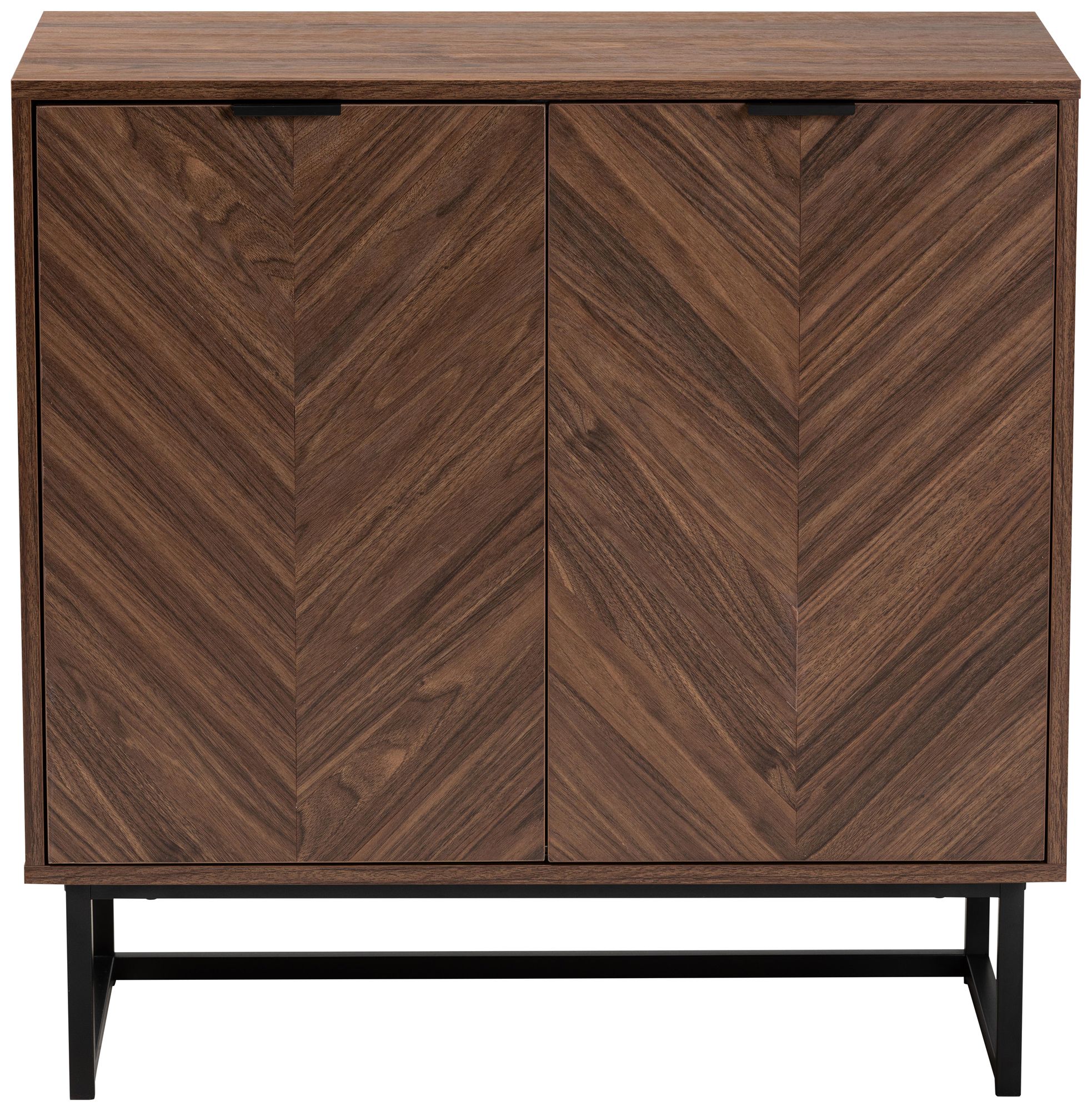 Image 7 Sadia 31 1/2" Wide Walnut Brown Wood 2-Door Storage Cabinet more views