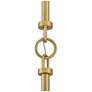 6_Sadie 24" Wide Lacquered Brass and Chalk White Pendant Light more views