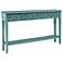Sadie 60" Wide Large Teal 4-Drawer Console Table