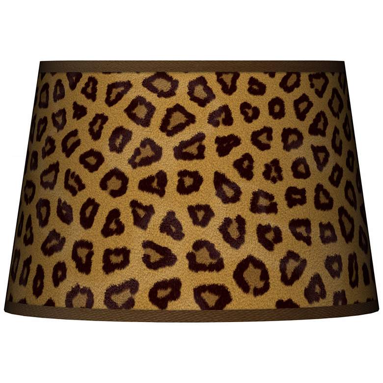 Safari Cheetah Tapered Lamp Shade 13x16x10.5 (Spider)