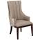 Safari Two-Tone Channel Back Accent Chair