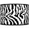 Safari Zebra Giclee Shade 12x12x8.5 (Spider)