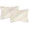 Safavieh 14" x 20" White Rectangular Pillow Set of 2