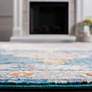 Thumbnail4 of Safavieh ARA103N 2'x8' Blue and Ivory Area Rug more views