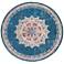 Safavieh ARA103N 6'5"x6'5" Round Blue and Ivory Rug