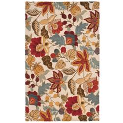 Safavieh BLM863B Blossom Collection Wool Rug