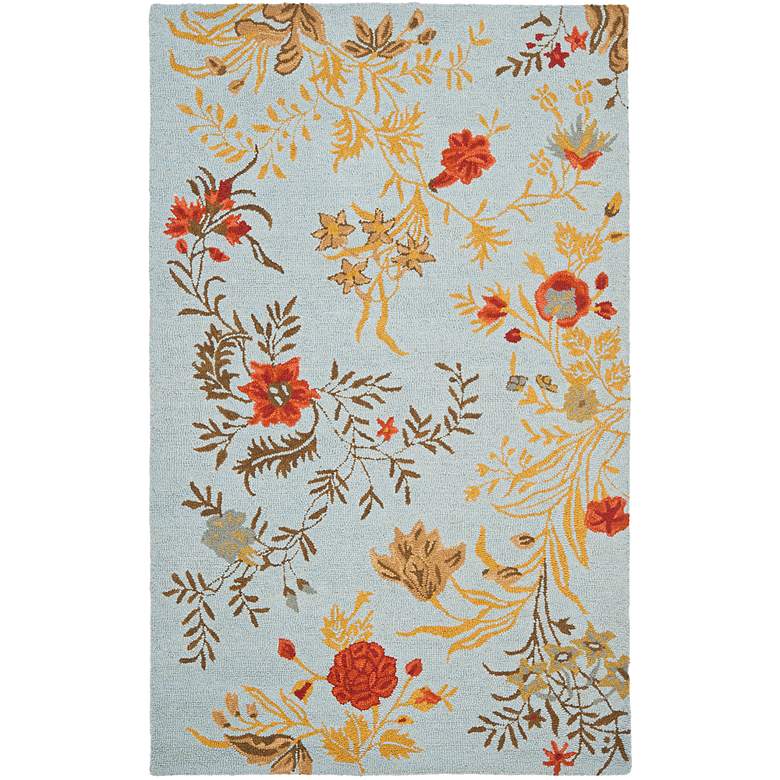 Image 1 Safavieh Blossom BLM919B Collection 5&#39;x8&#39; Area Rug