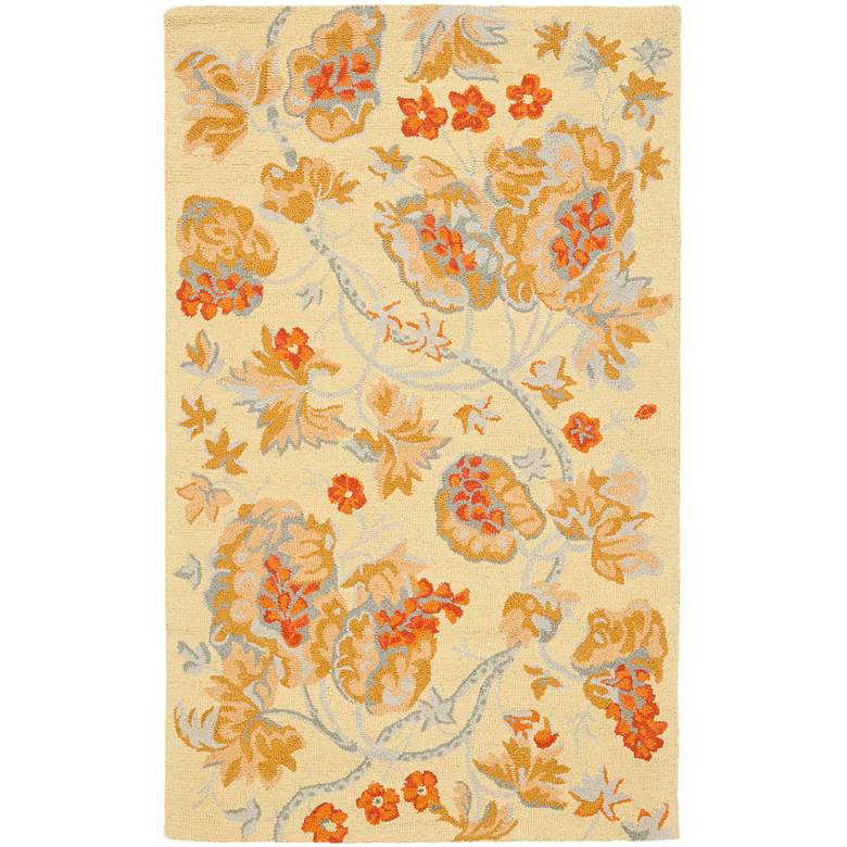 Image 1 Safavieh Blossom BLM922A Collection 5&#39;x8&#39; Area Rug
