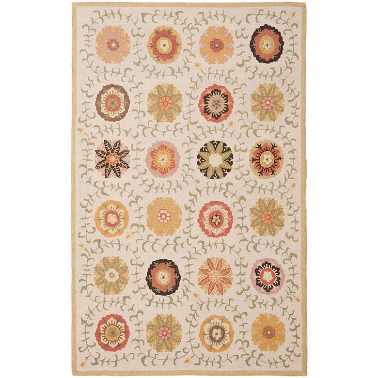 Image 1 Safavieh Blossom BLM951A Collection 5&#39;x8&#39; Area Rug