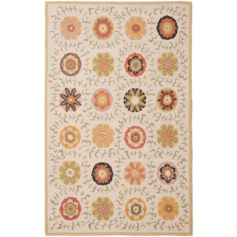Image 1 Safavieh Blossom BLM951A Collection 5'x8' Area Rug
