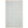 Safavieh Cambridge CAM123A 5&#39;x8&#39; Light Blue/Ivory Wool Rug