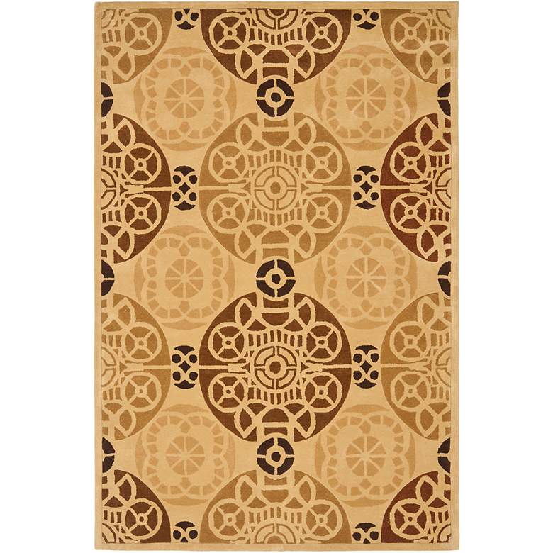 Image 1 Safavieh Capri CPR353B Collection 6'x9' Area Rug