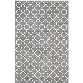 Image1 of Safavieh Chatham CHT717D 4'x6' Dark Grey/Ivory Wool Rug