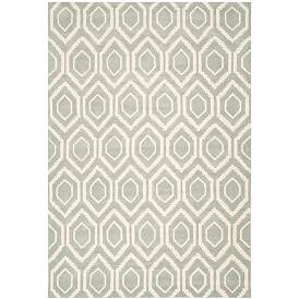 Image1 of Safavieh Chatham CHT731E 4'x6' Grey/Ivory Wool Rug
